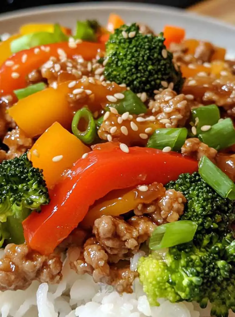 GROUND TURKEY STIR-FRY