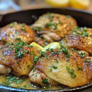 TENDER GARLIC BUTTER CHICKEN THIGHS