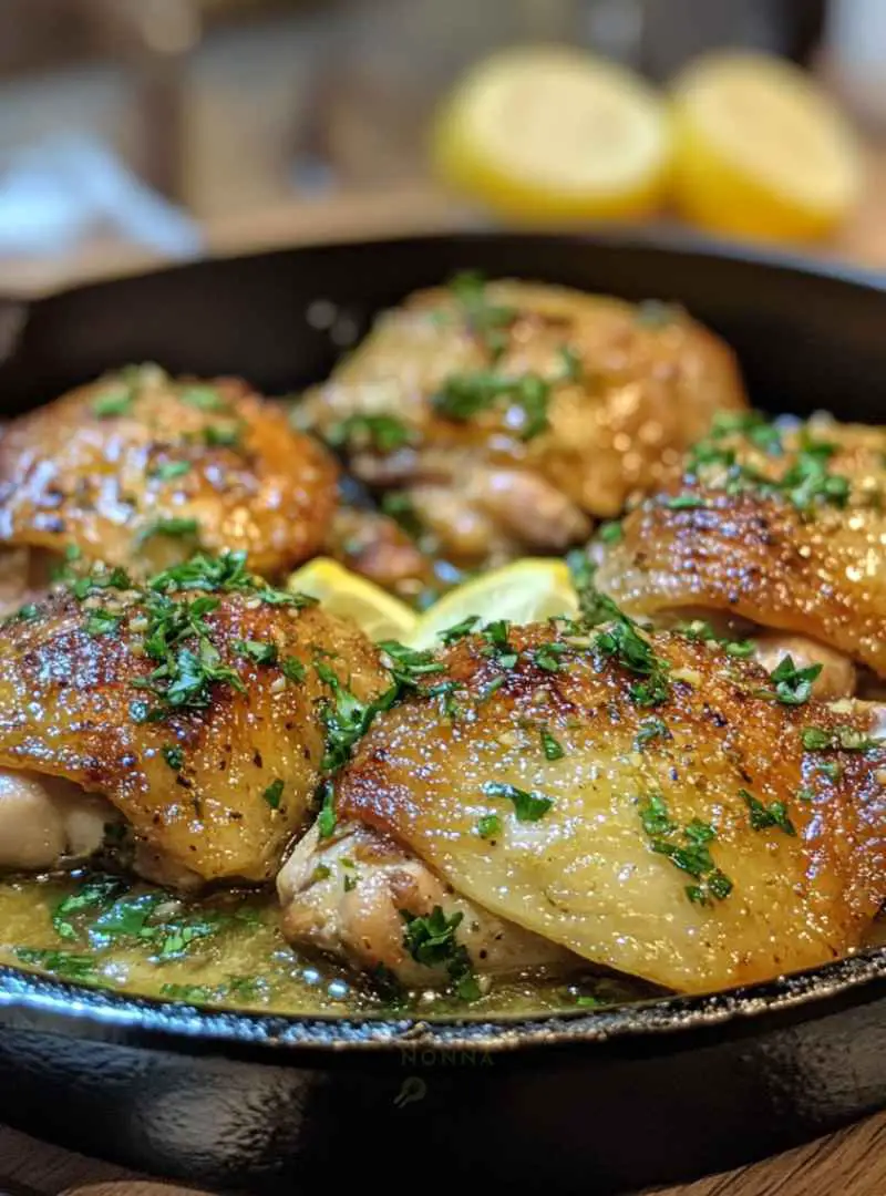 TENDER GARLIC BUTTER CHICKEN THIGHS