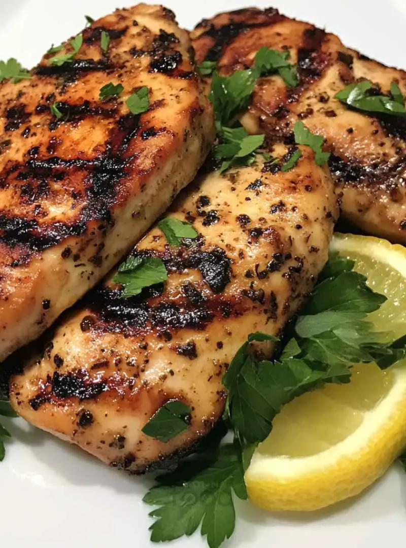 JUICY GRILLED CHICKEN BREASTS 