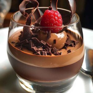 delicious chocolate mousse