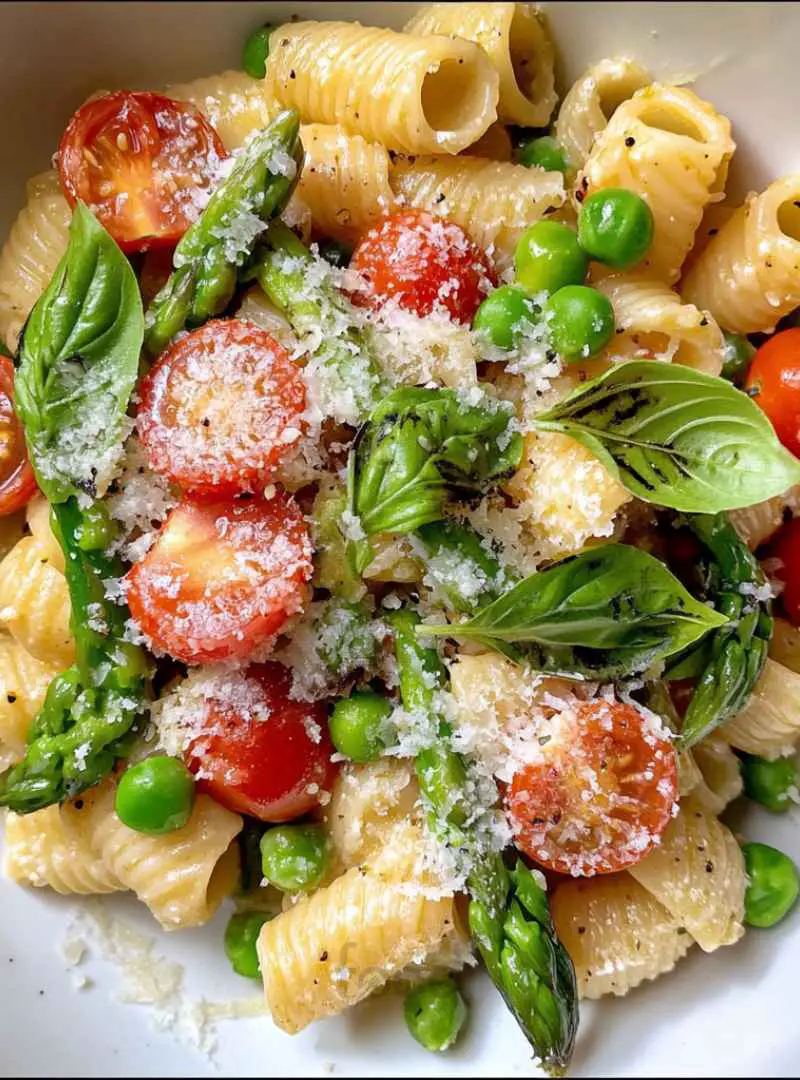 spring vegetable pasta 