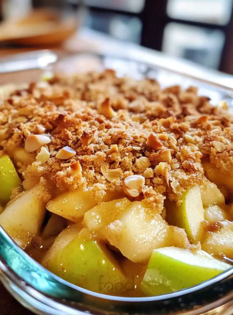 Winter Spiced Apple Crisp