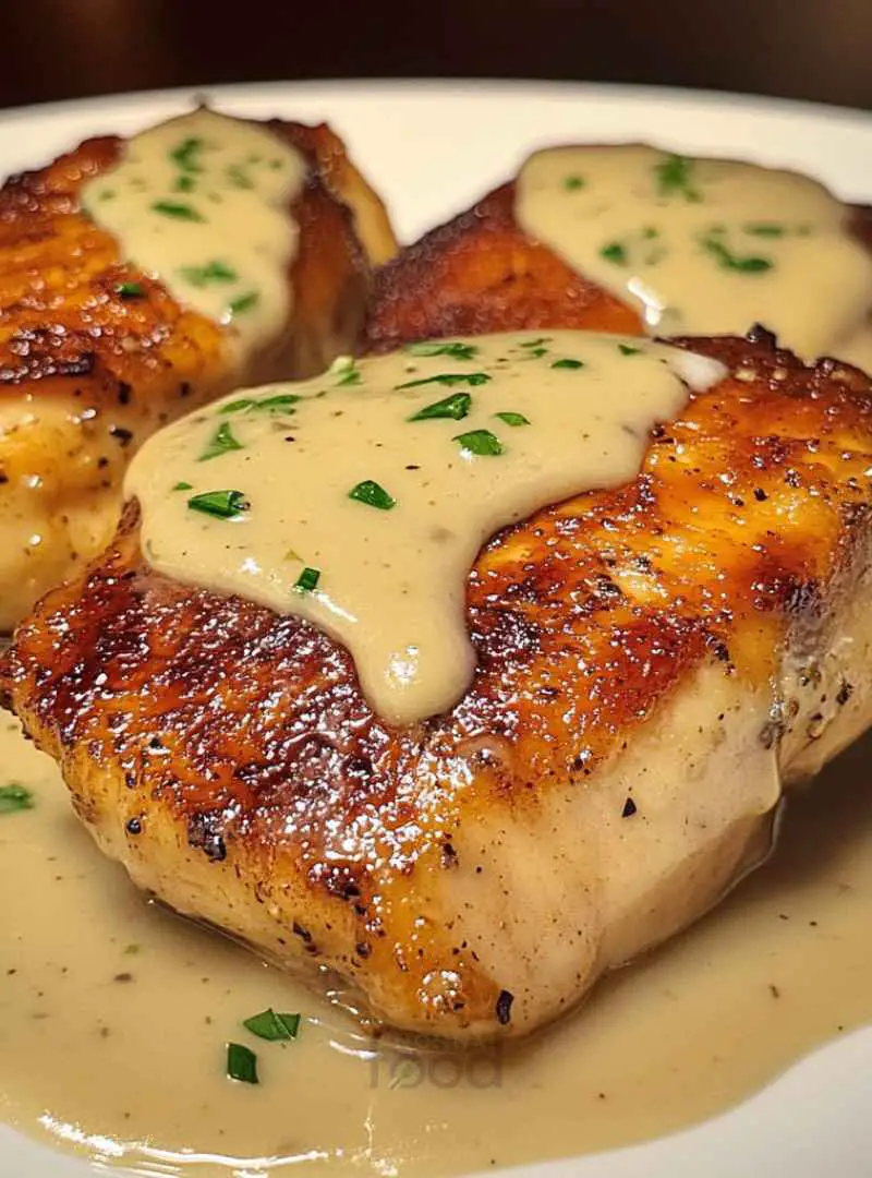 Indulge in Chicken with Boursin Sauce with Garlic and Fine Herbs for a creamy, flavorful dish that's easy to make and irresistible!