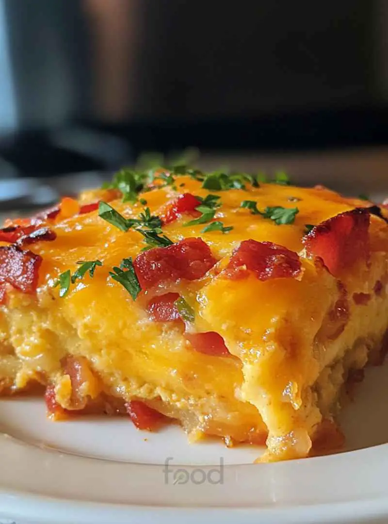 Easy Bacon Egg and Hashbrown Casserole