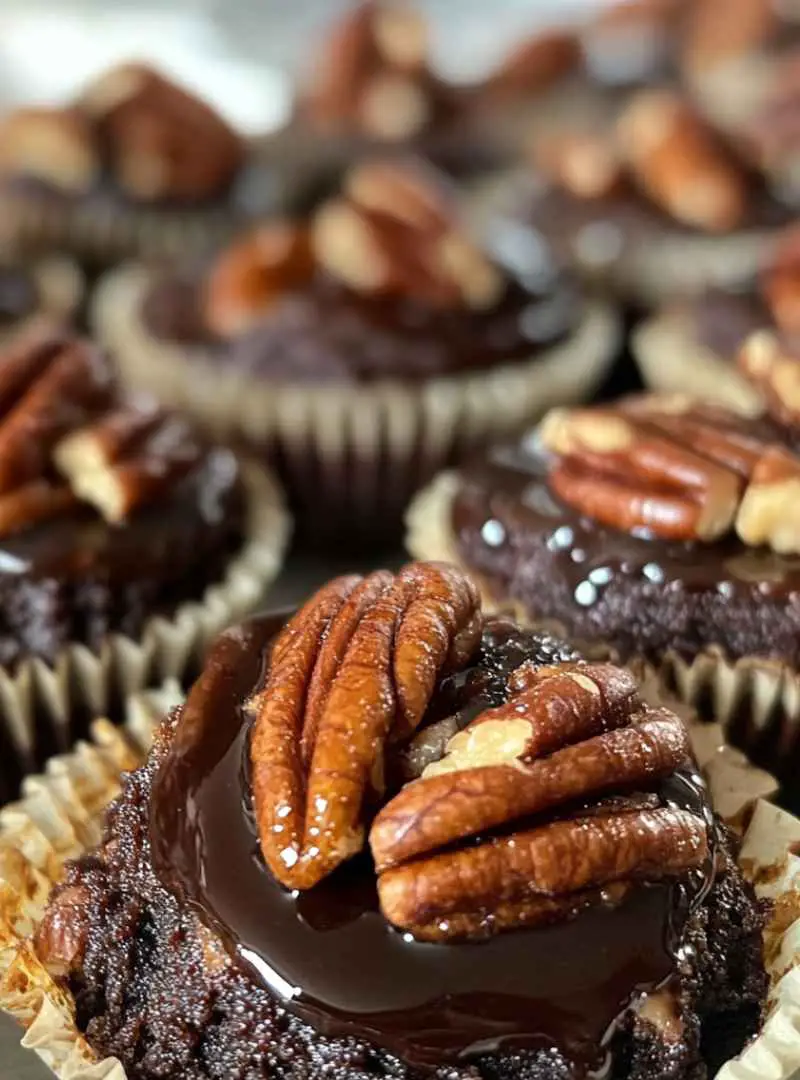 Pecan Pie Brownie Bites