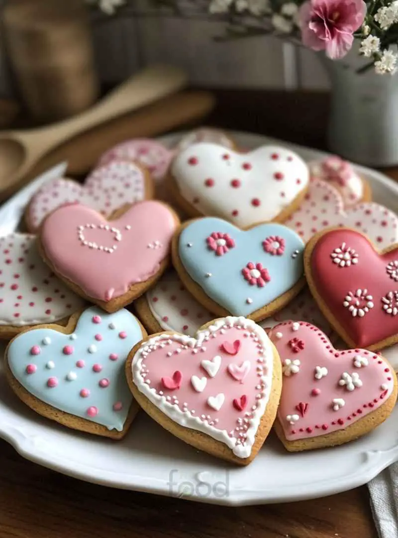 Valentine Cookies Decorated