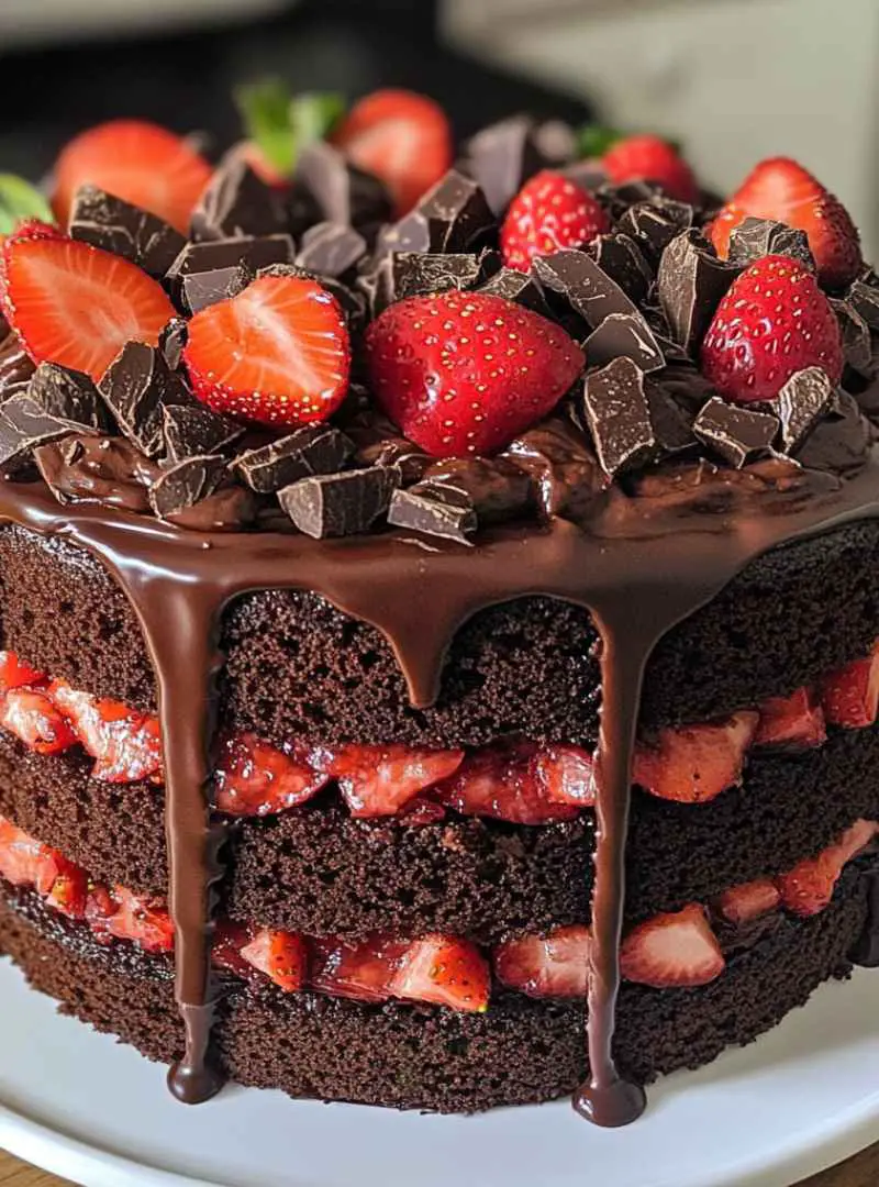 Chocolate Valentine’s Day Cake