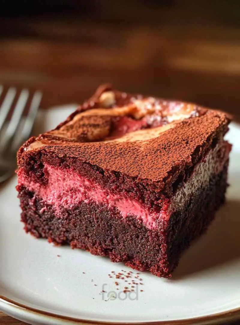 Red Velvet Cheesecake Brownies