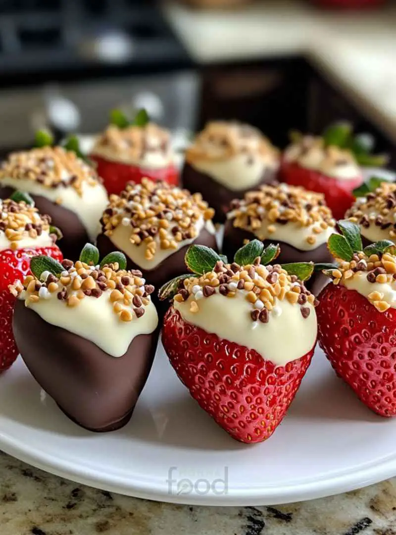 Valentine Strawberries Dipped