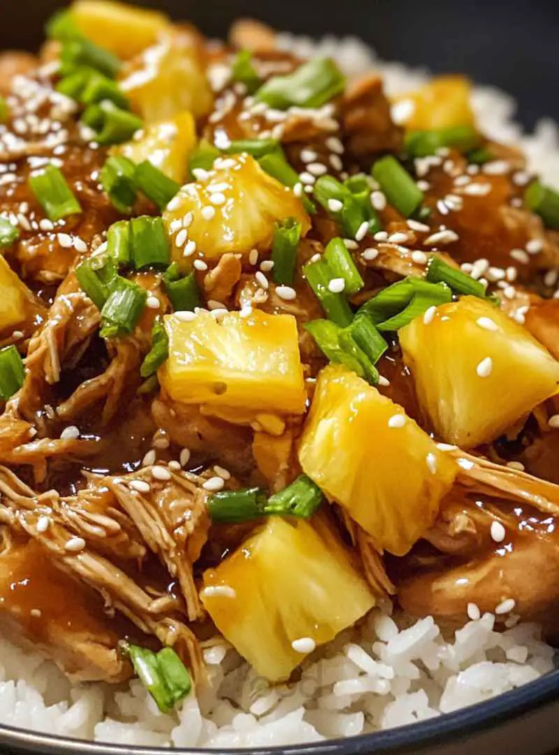 Sweet Hawaiian Crockpot Chicken