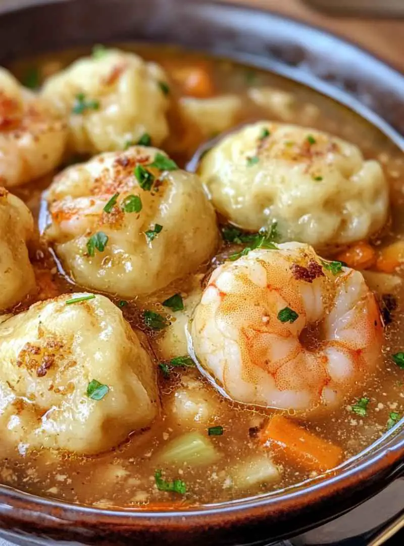 Shrimp and Dumplings