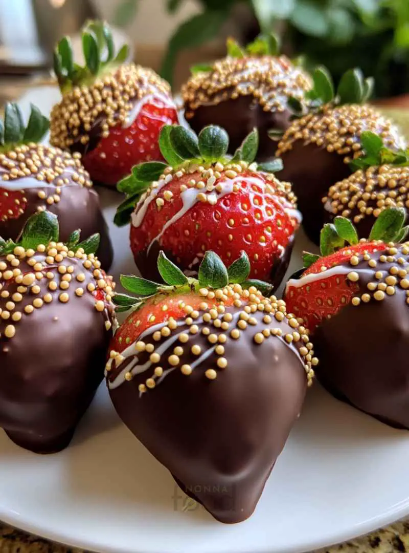 Chocolate-Covered Strawberries for Valentine's Day