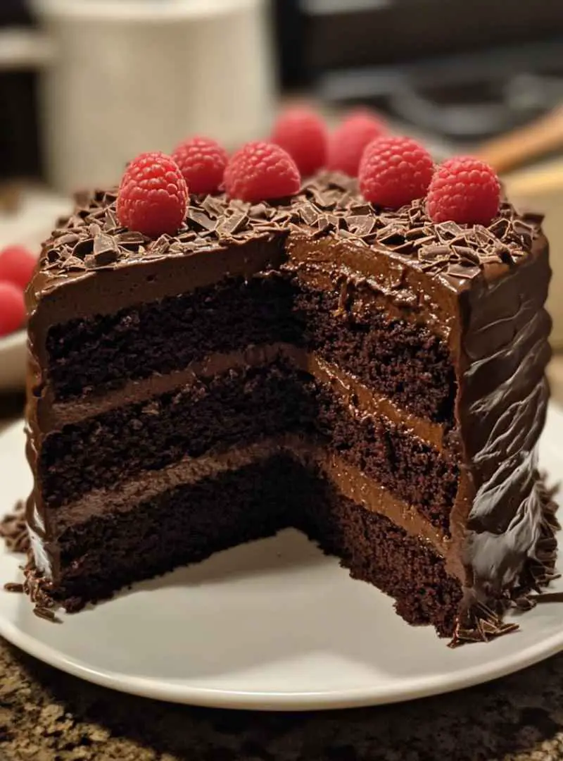 Decadent Chocolate Ganache Cake