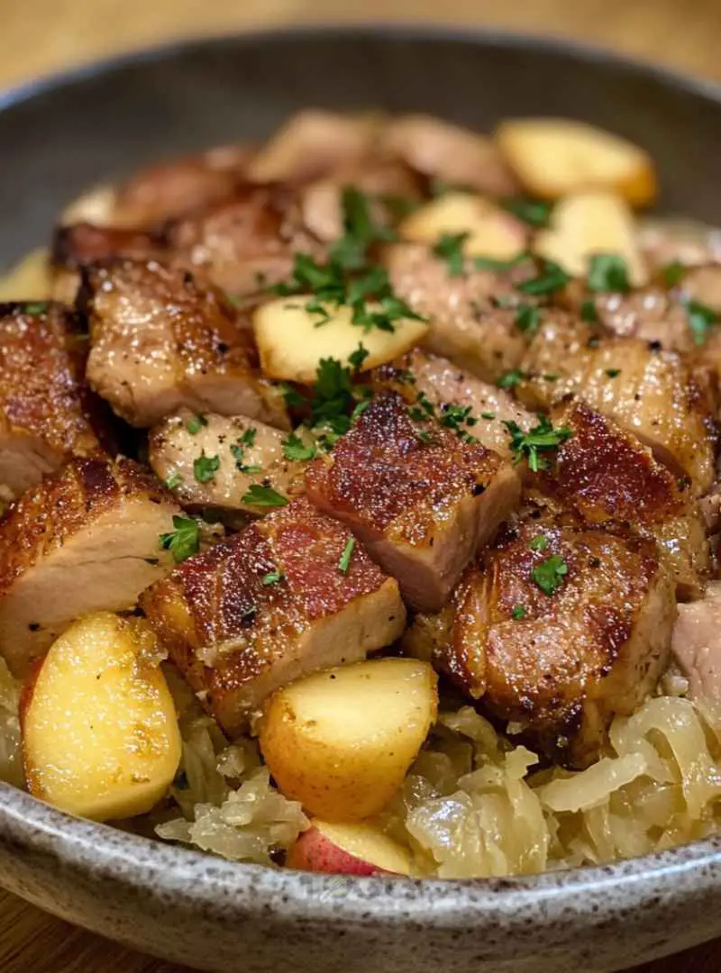 PORK AND SAUERKRAUT 