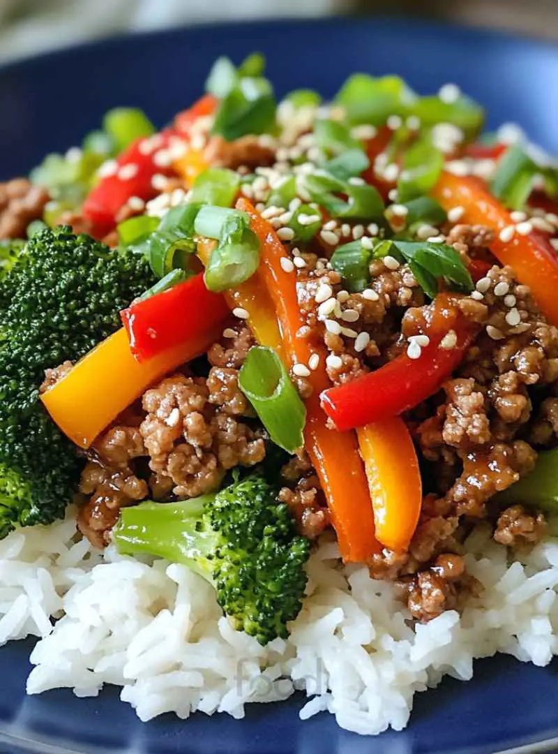 GROUND TURKEY STIR-FRY