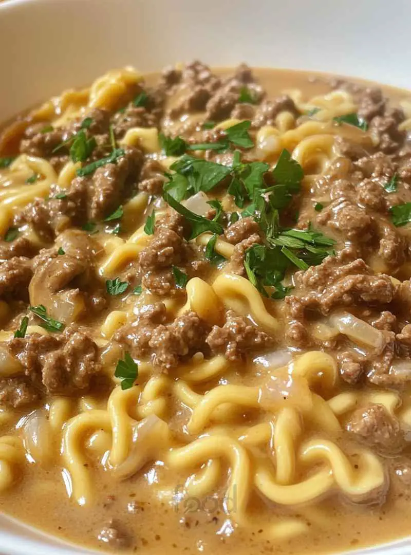  GROUND BEEF STROGANOFF