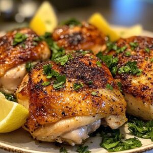 GARLIC BUTTER CHICKEN THIGHS