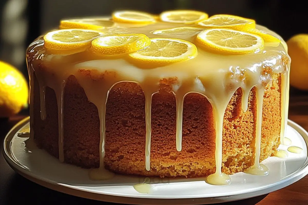 Meyer Lemon Delight Cake