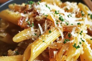 One Pot French Onion Pasta