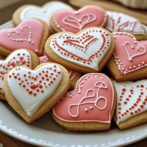 VALENTINE COOKIES DECORATED