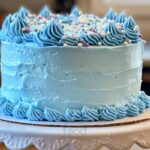 Blue Vintage Cake