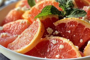 Grapefruit Salad with Mint and Honey