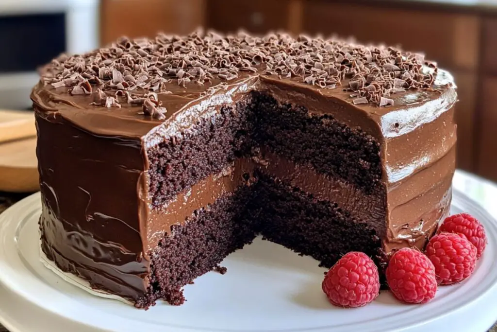 Decadent Chocolate Ganache Cake