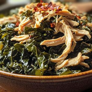 COLLARD GREENS WITH SMOKED TURKEY