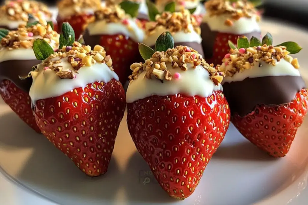 Valentine Strawberries Dipped