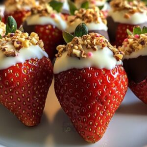 Valentine Strawberries Dipped