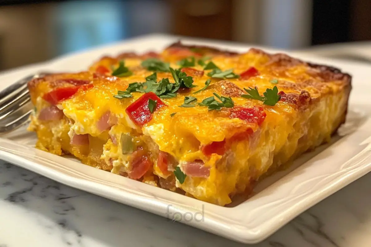 Easy Bacon Egg and Hashbrown Casserole