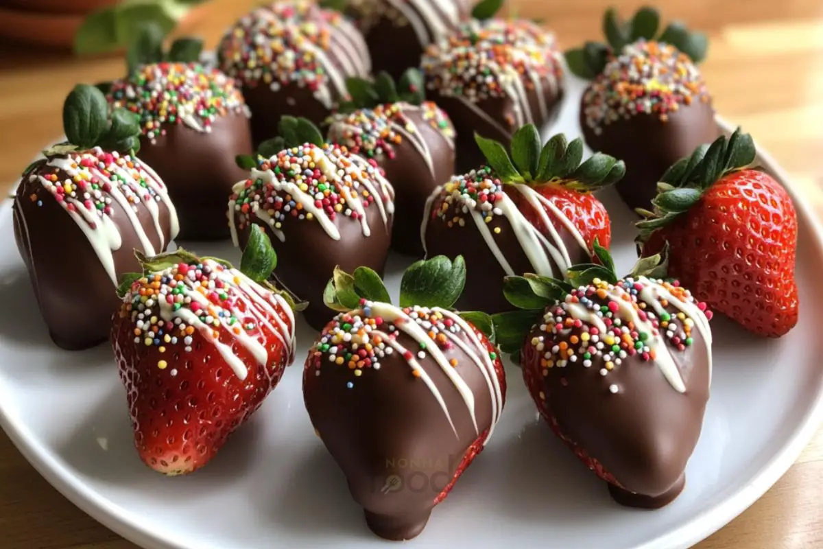 Chocolate-Covered Strawberries for Valentine's Day