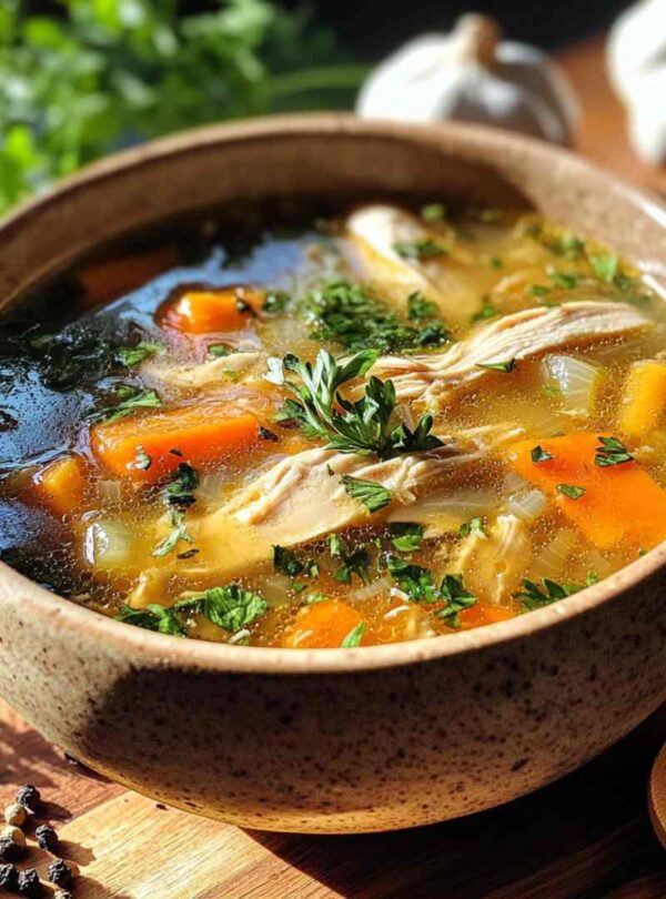 Chicken broth recipe for a delicious homemade meal - NonnaFood