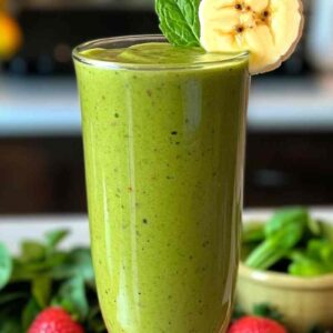 Delicious fruit smoothie for a healthy lifestyle