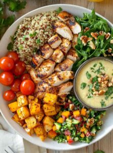 Healthy dinner bowl for a nutritious meal tonight.