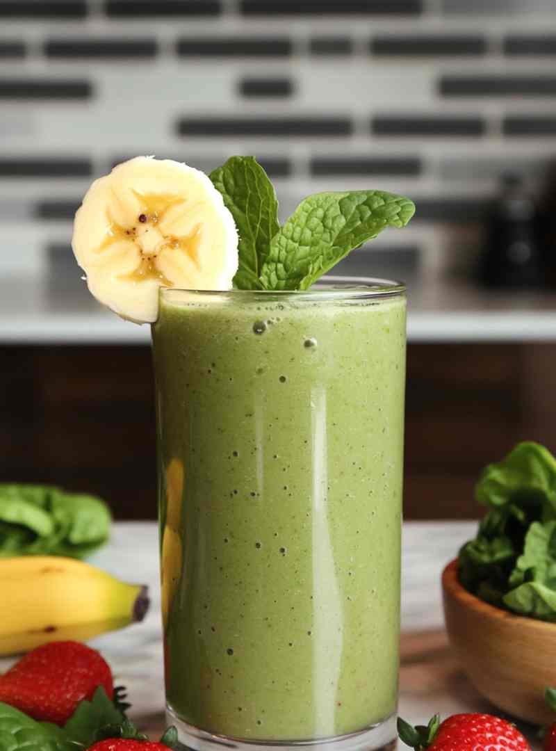 Delicious fruit smoothie for a healthy lifestyle