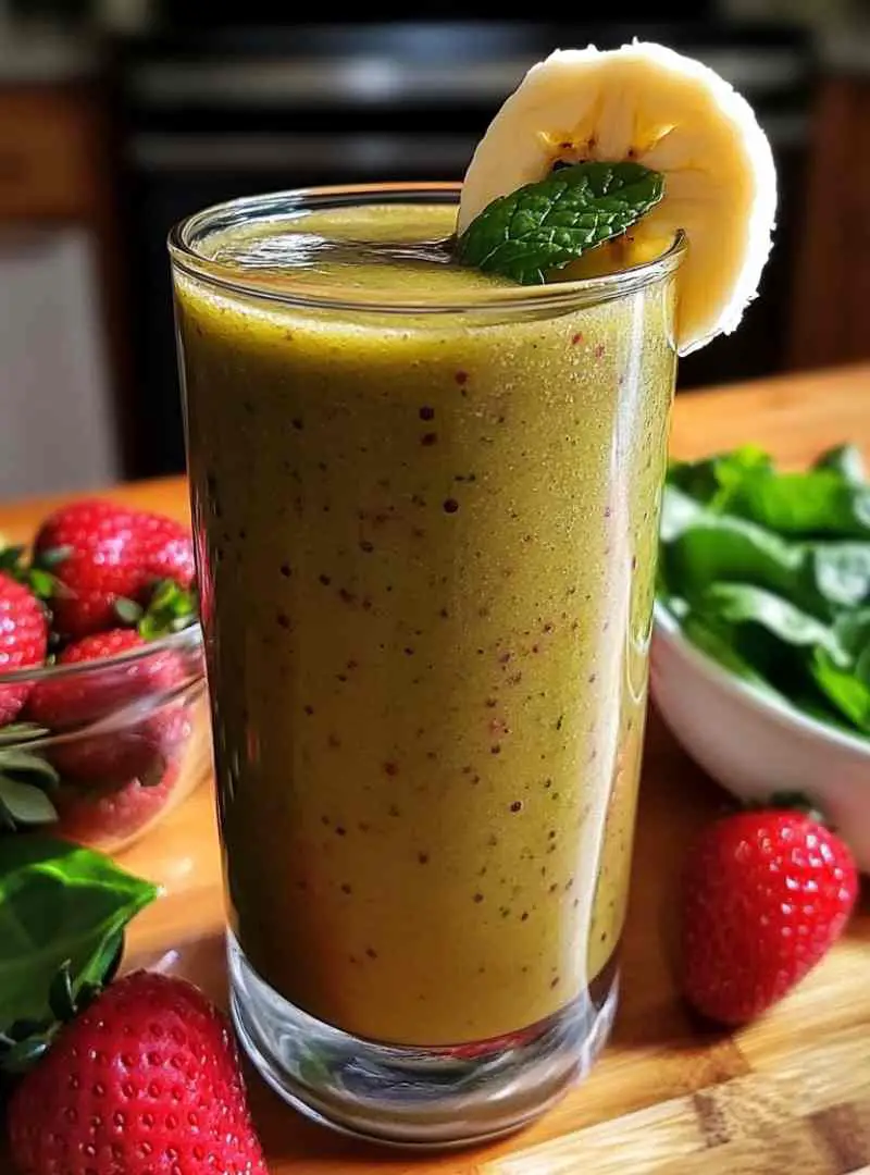 Delicious fruit smoothie for a healthy lifestyle