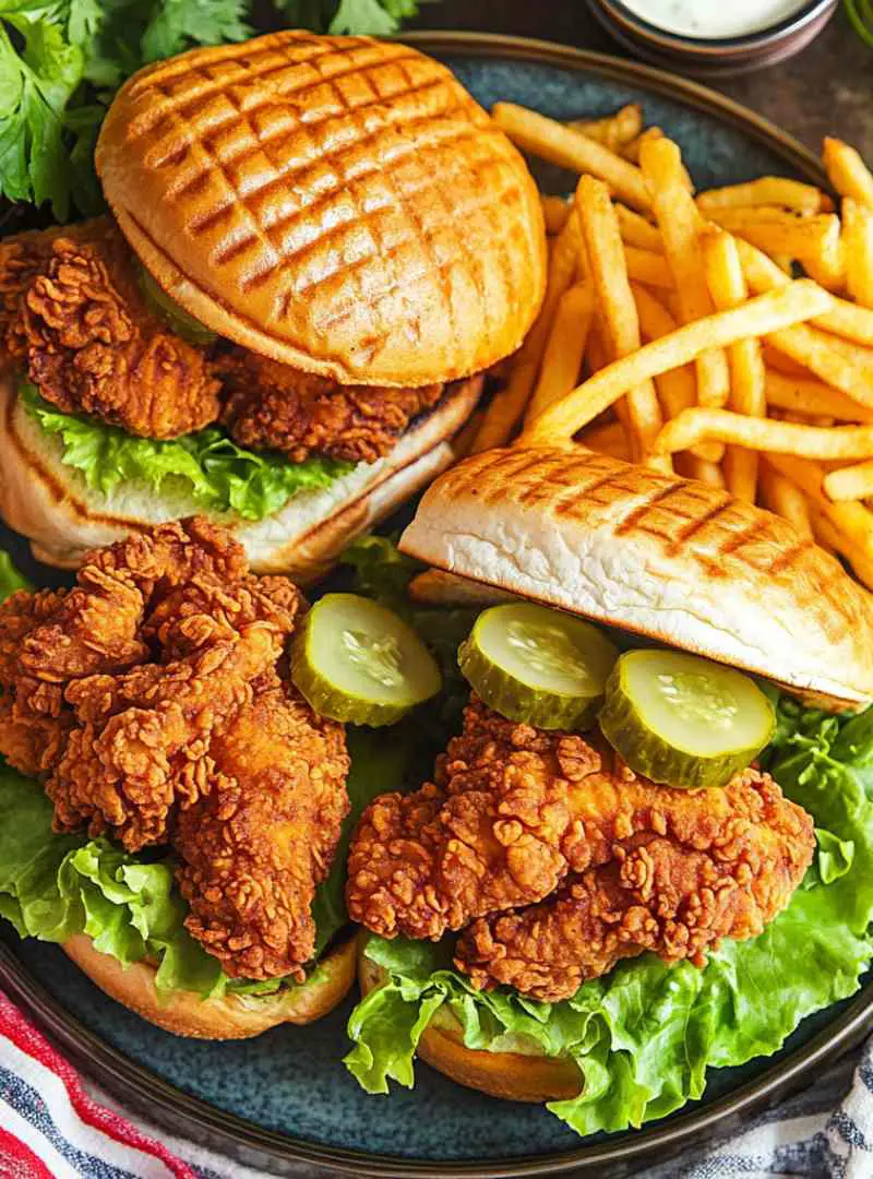 Chick-fil-a style chicken sandwich is a must-try