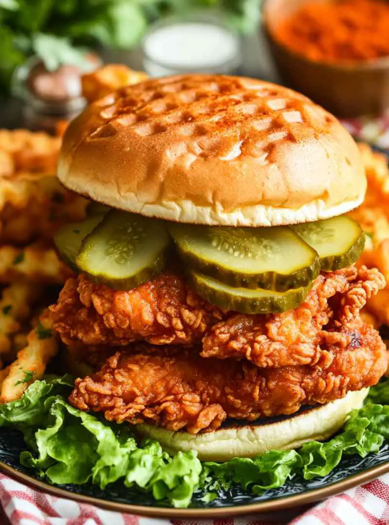 Chick-fil-a style chicken sandwich is a must-try