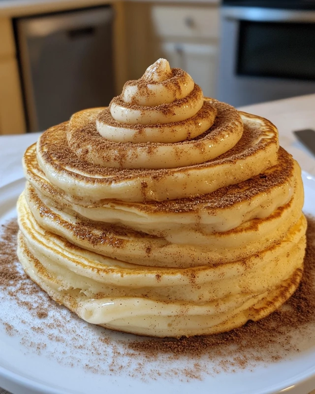 Cinnamon Roll Pancakes