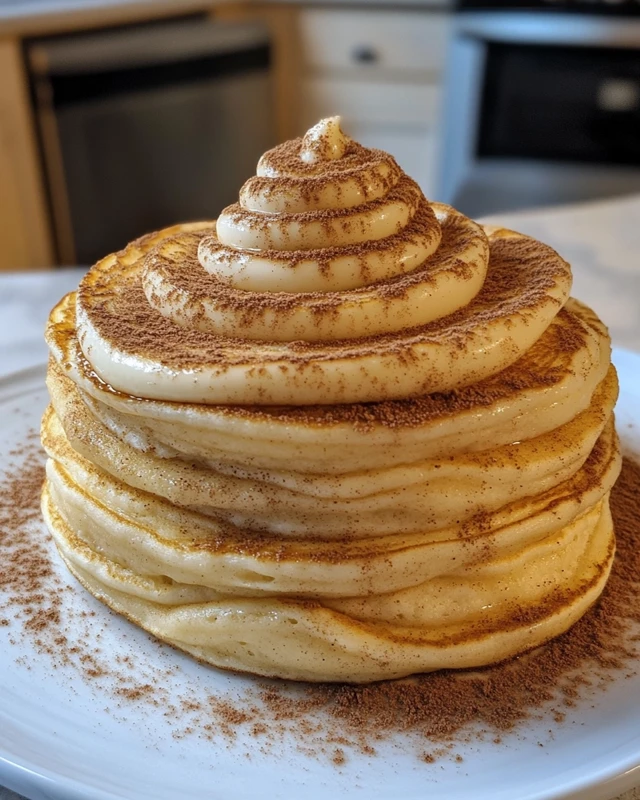 Cinnamon Roll Pancakes