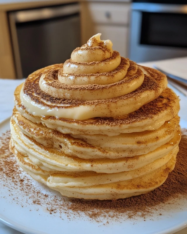 Cinnamon Roll Pancakes