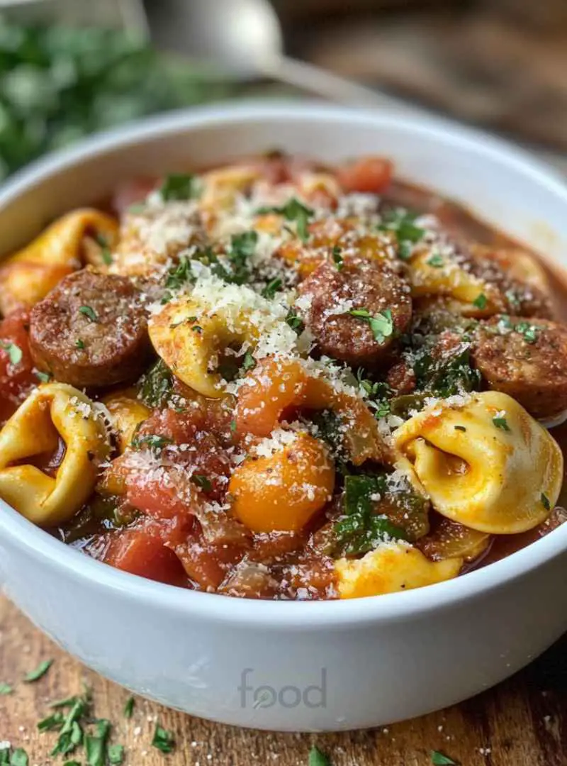 Sausage and Tortellini Soup