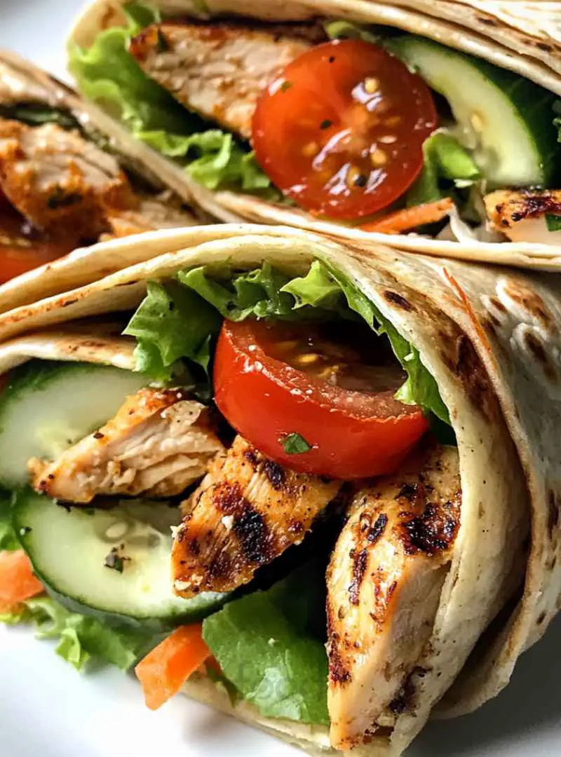 Grilled Chicken Ranch Wraps