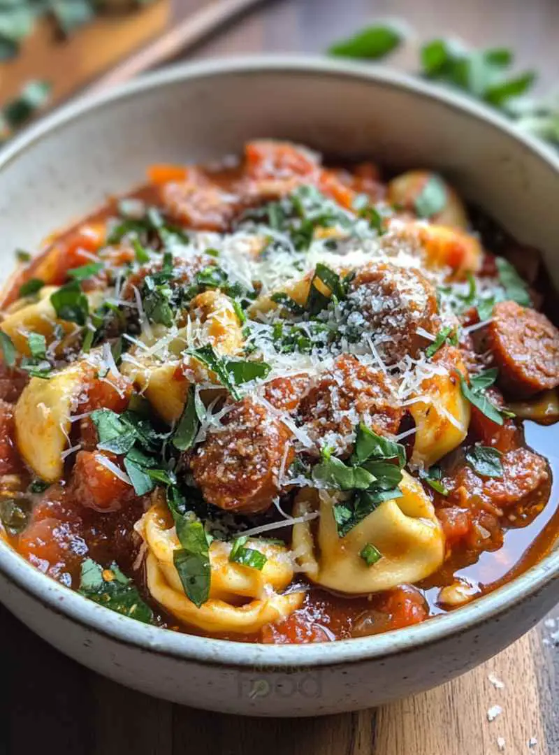 Sausage and Tortellini Soup