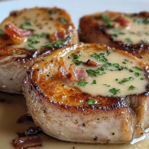 Creamy Bacon Pork Chops