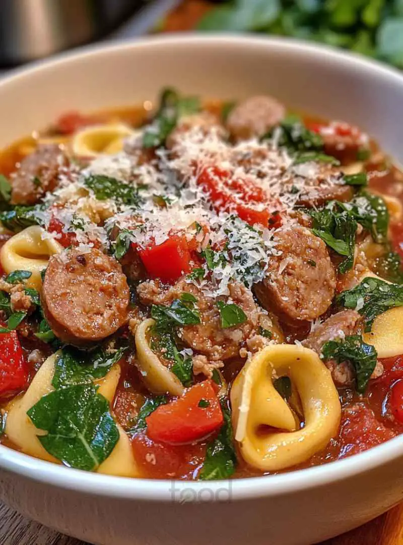 Sausage and Tortellini Soup