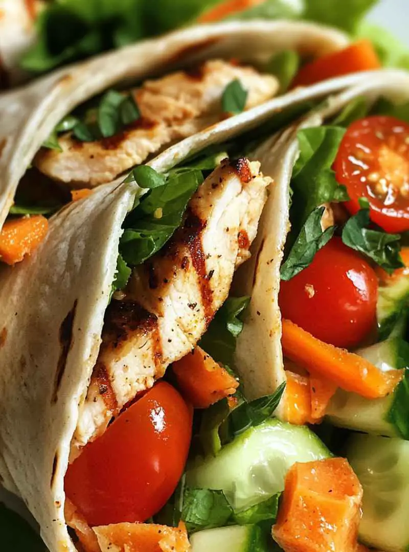 Grilled Chicken Ranch Wraps