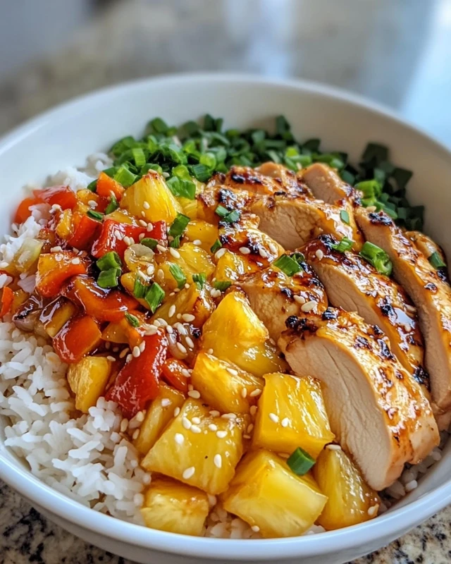 Pineapple Chicken and Rice